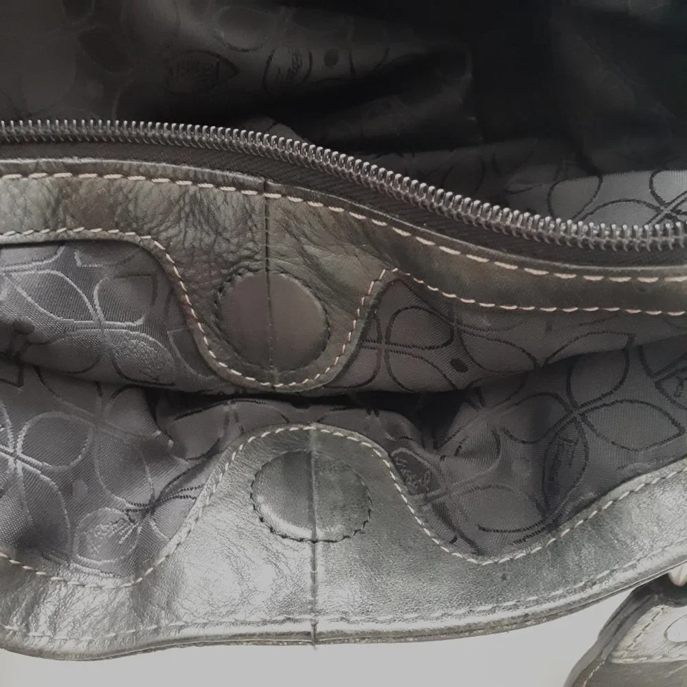 Fossil Genuine Leather Olive Green Bag - Picture 5 of 16